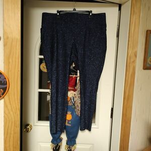 New Slim Factor By Investments Plus Blue Leggings Size Women's 3X